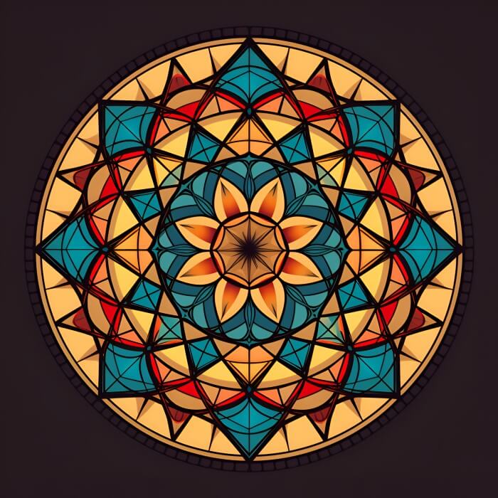 Geometric Mandalas - CBW
