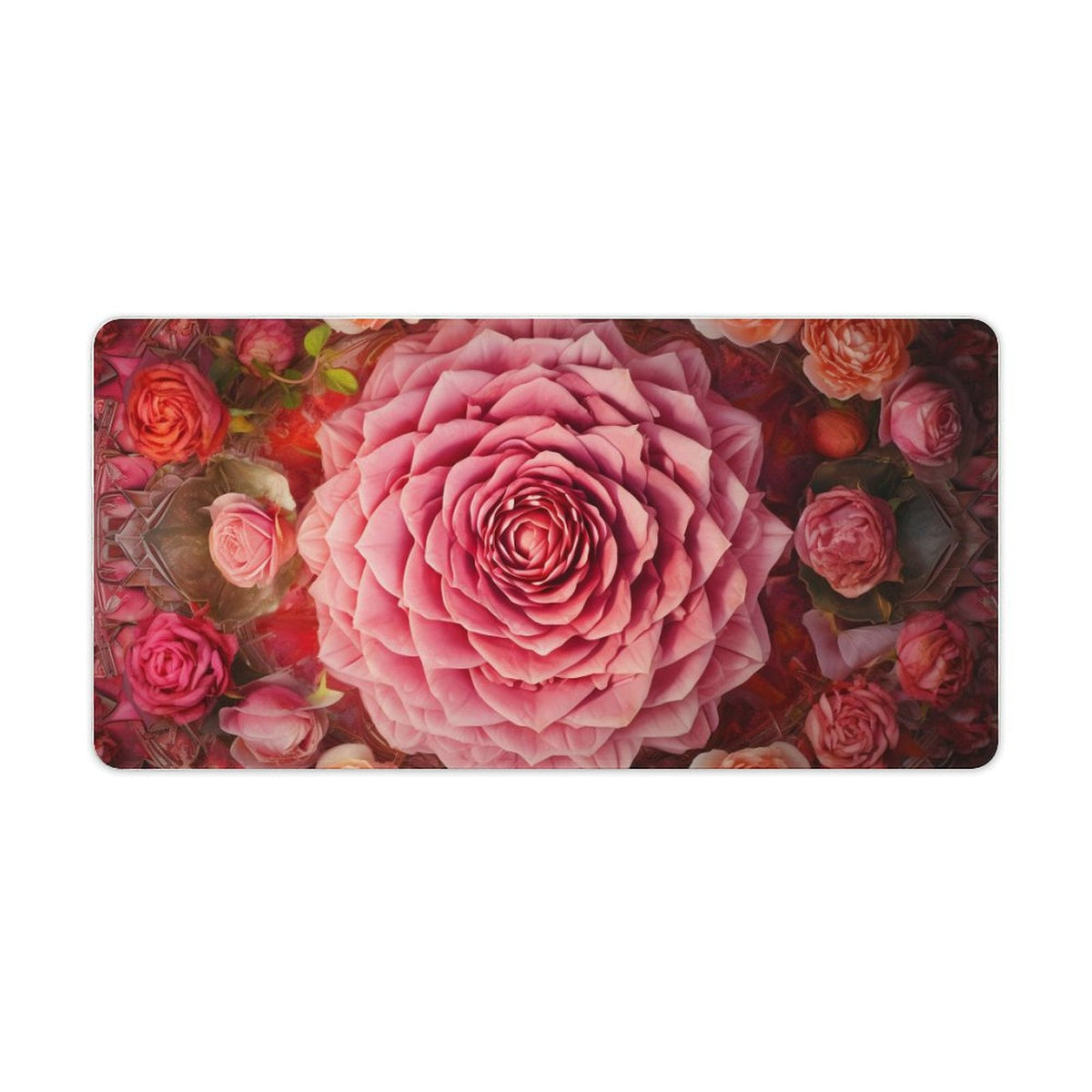 Alfombrilla de ratón de goma antideslizante con bordes cosidos