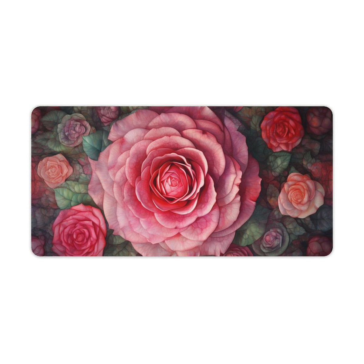 Alfombrilla de ratón de goma antideslizante con bordes cosidos