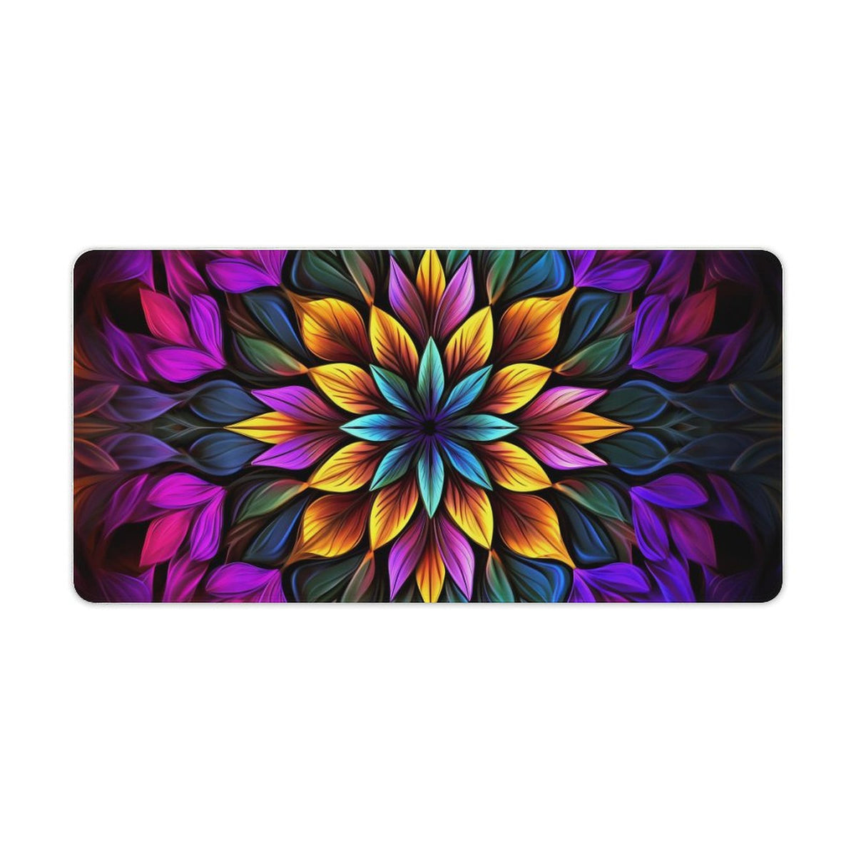 Alfombrilla de ratón de goma antideslizante con bordes cosidos