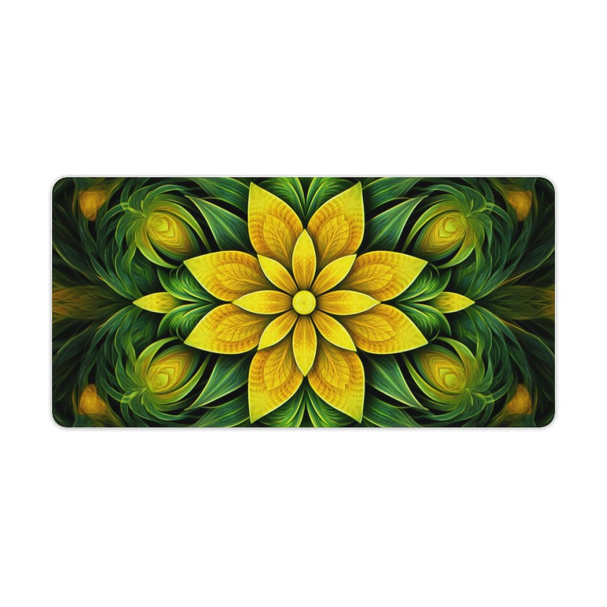 Alfombrilla de ratón de goma antideslizante con bordes cosidos