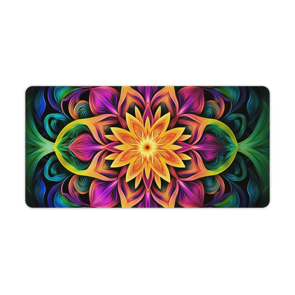 Alfombrilla de ratón de goma antideslizante con bordes cosidos