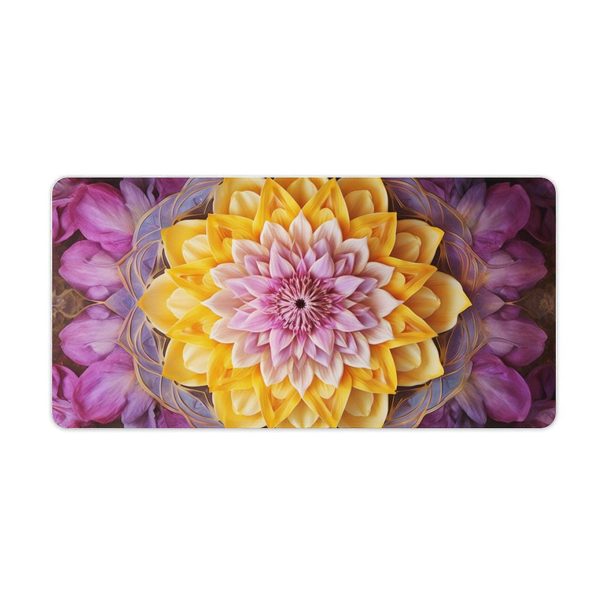 Alfombrilla de ratón de goma antideslizante con bordes cosidos