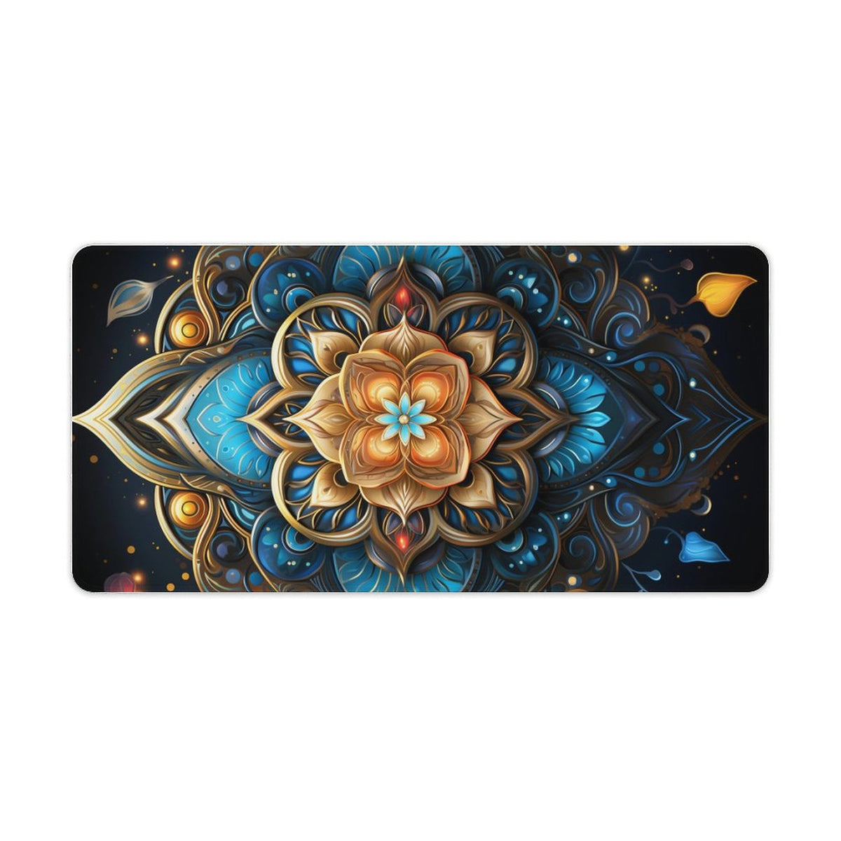 Alfombrilla de ratón de goma antideslizante con bordes cosidos