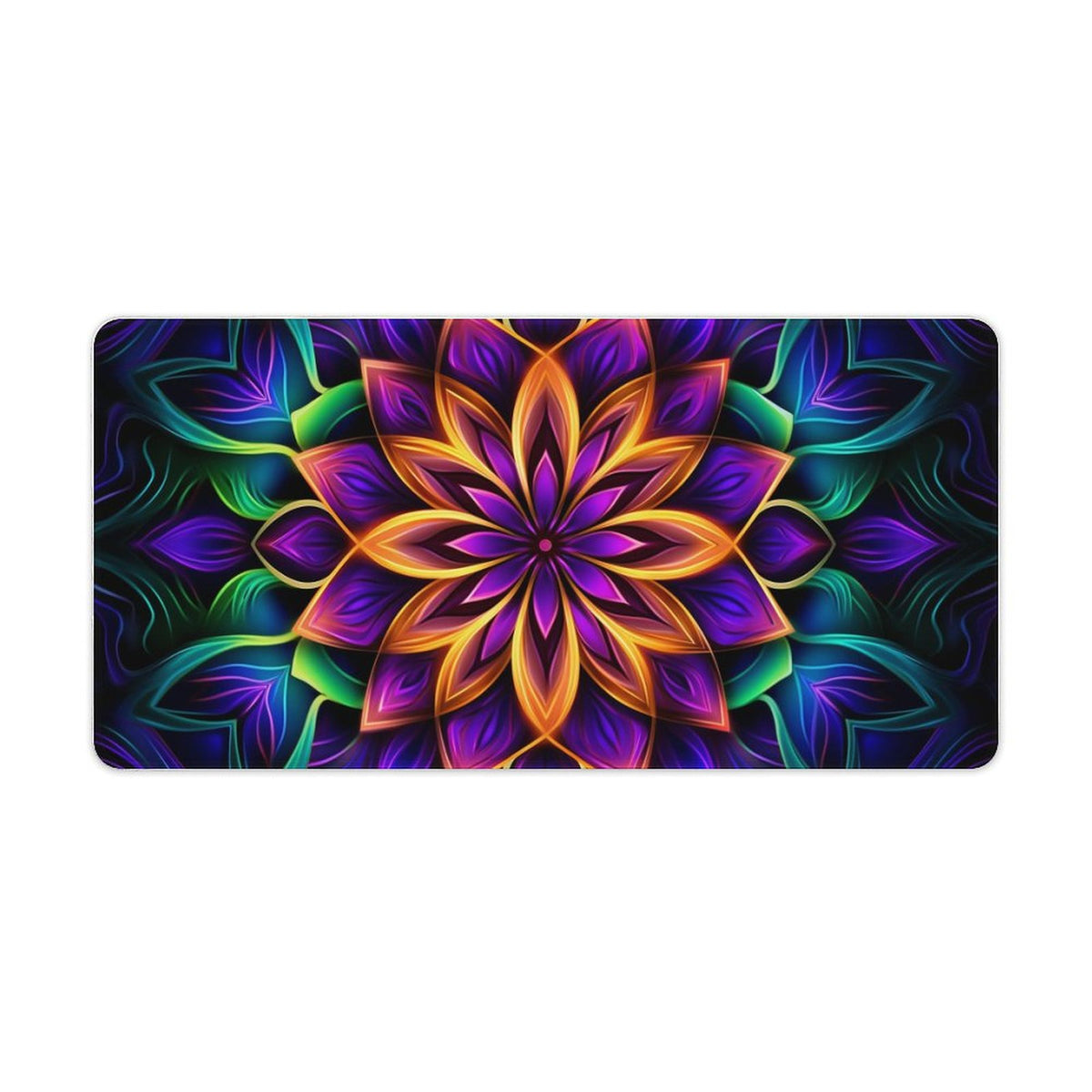 Alfombrilla de ratón de goma antideslizante con bordes cosidos