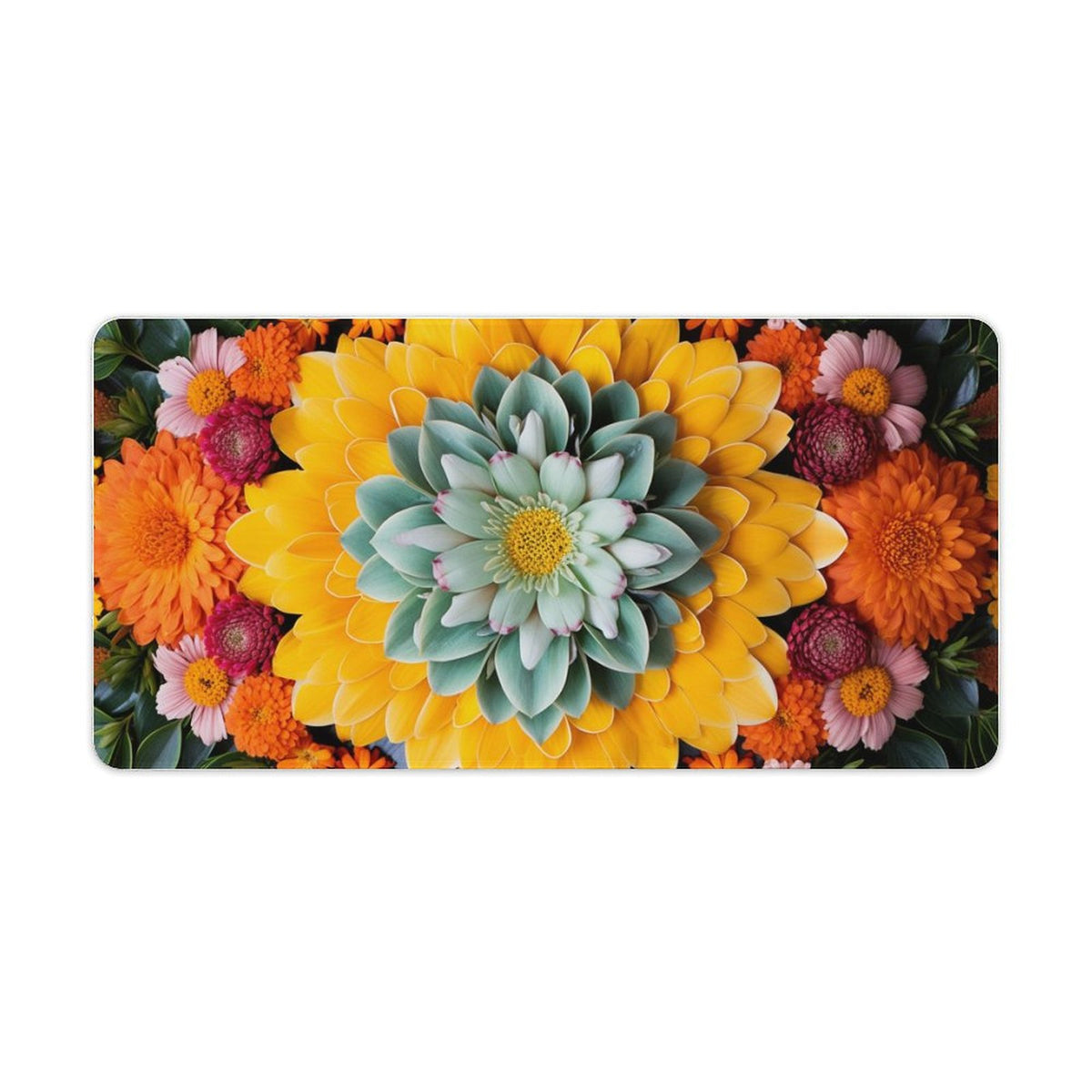 Alfombrilla de ratón de goma antideslizante con bordes cosidos