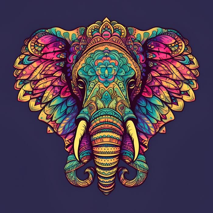 Elephant Mandalas - BQZ