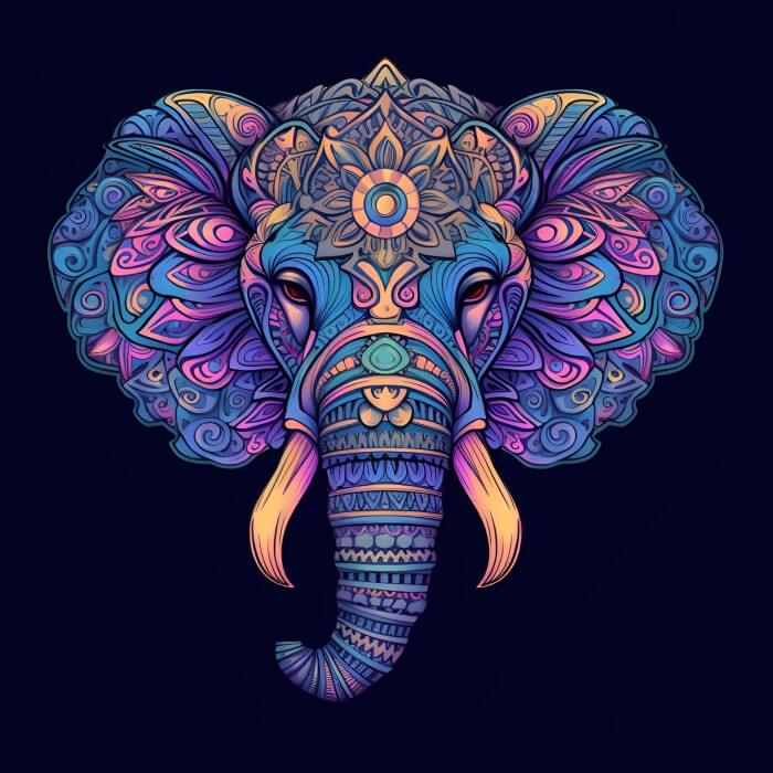 Elephant Mandalas - DQA