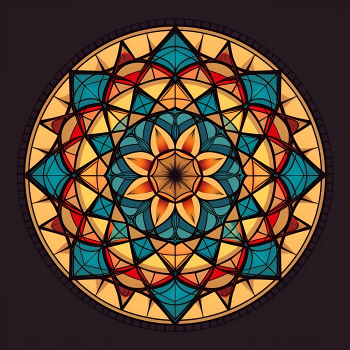 Geometric Mandalas - CBW