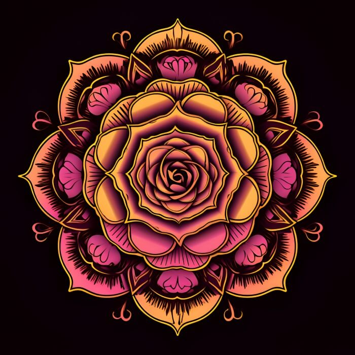 Rose Flower Mandalas - EOI