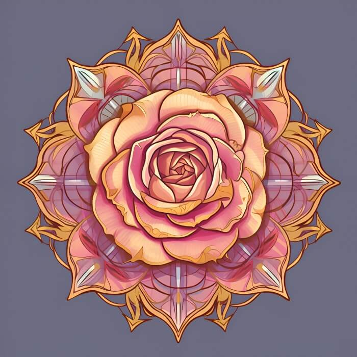 Rose Flower Mandalas - JFI