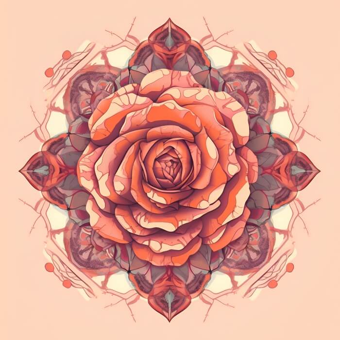 Rose Flower Mandalas - KMW