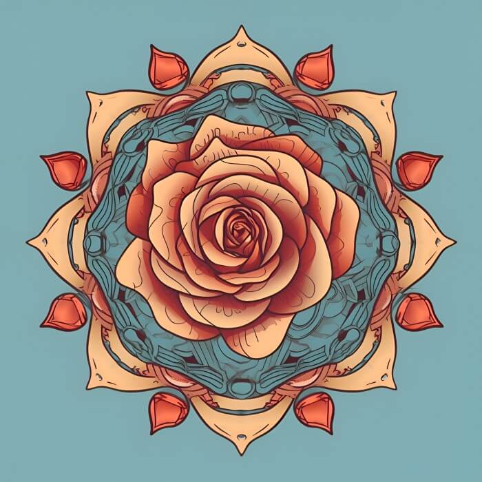 Rose Flower Mandalas - NCG