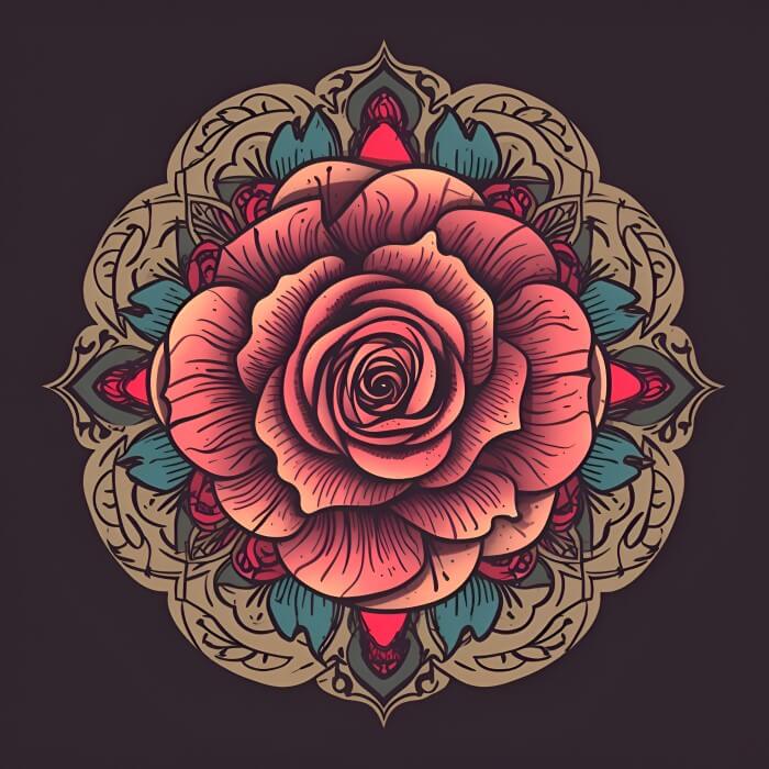 Rose Flower Mandalas - ORY