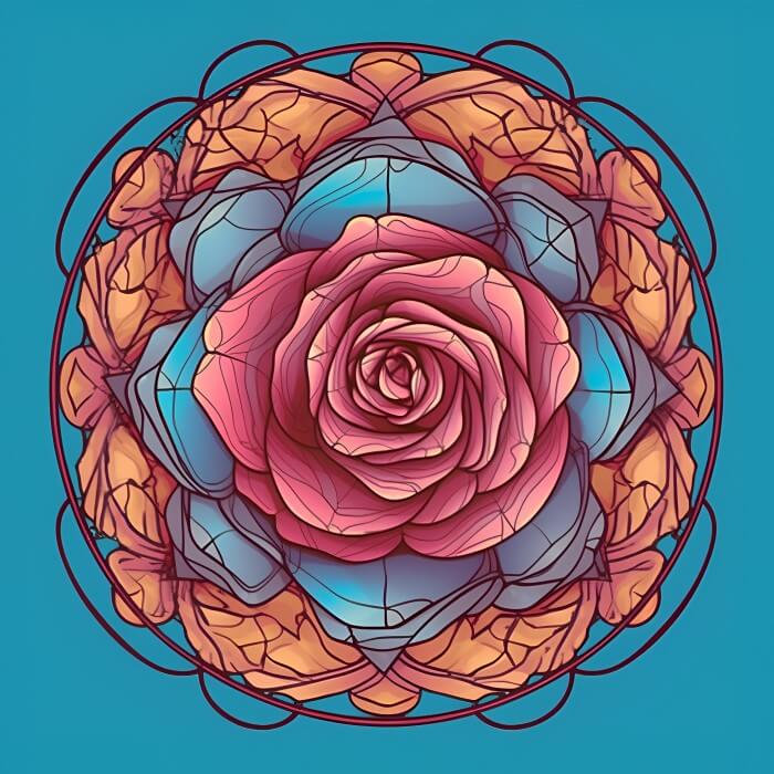 Rose Flower Mandalas - PHG