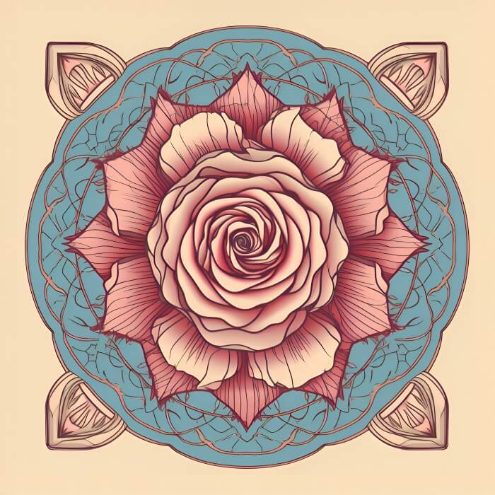 Rose Flower Mandalas - ZFB