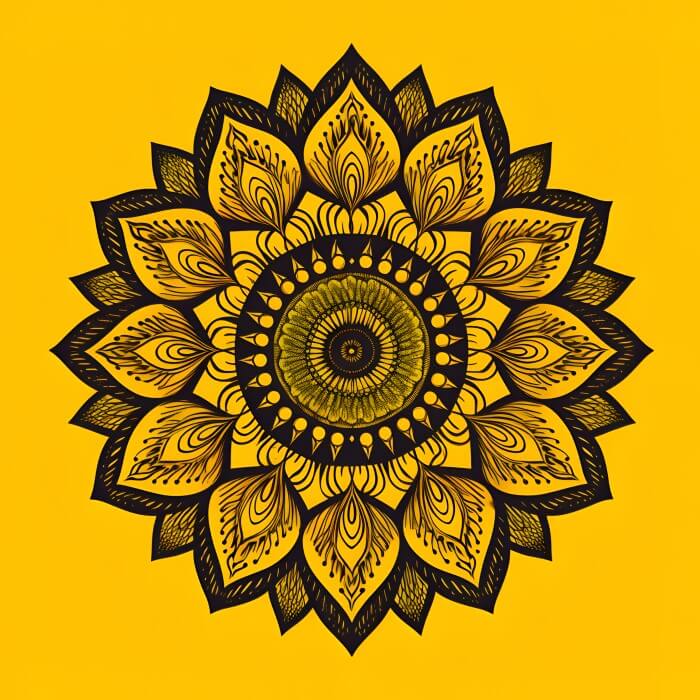 Sunflower Mandalas - JSH