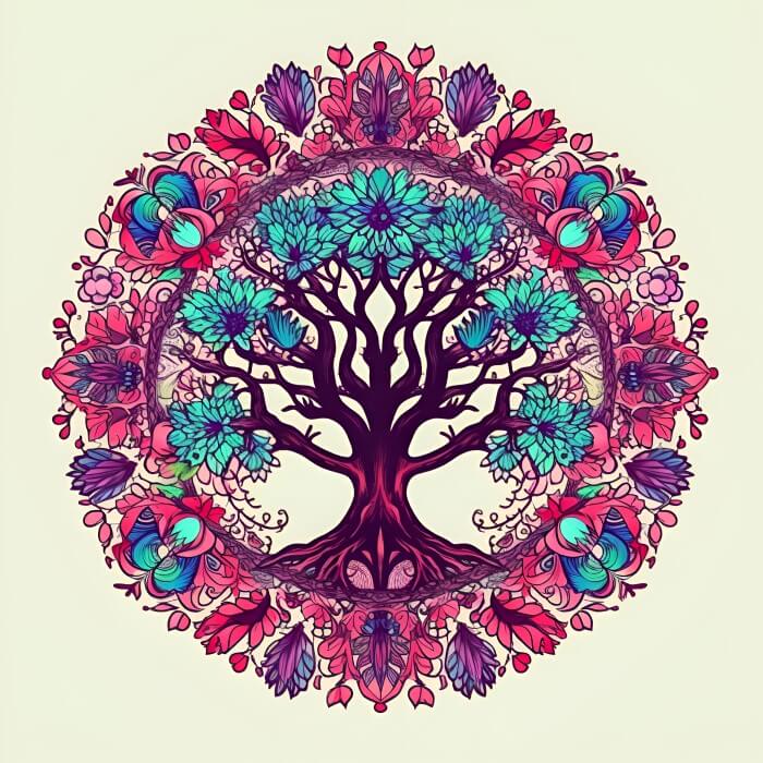 Tree Mandalas - SUN