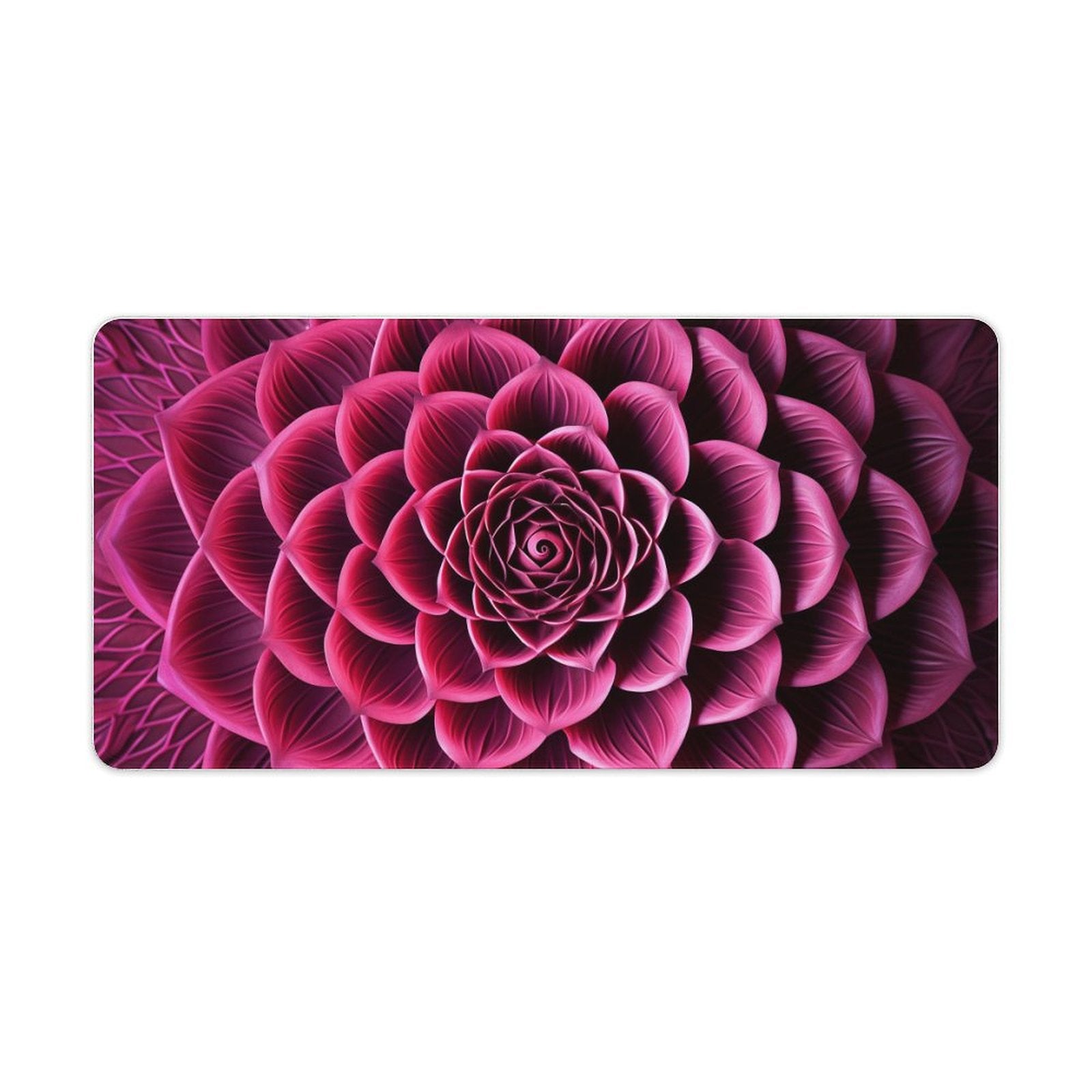 Slip Rubber Mouse Pad with Stitched Edges