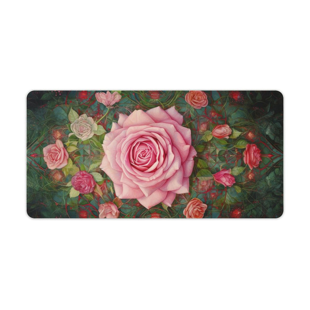 Slip Rubber Mouse Pad with Stitched Edges