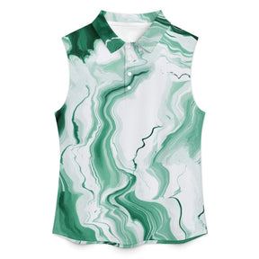 Marble texture Sleeveless Tank Top