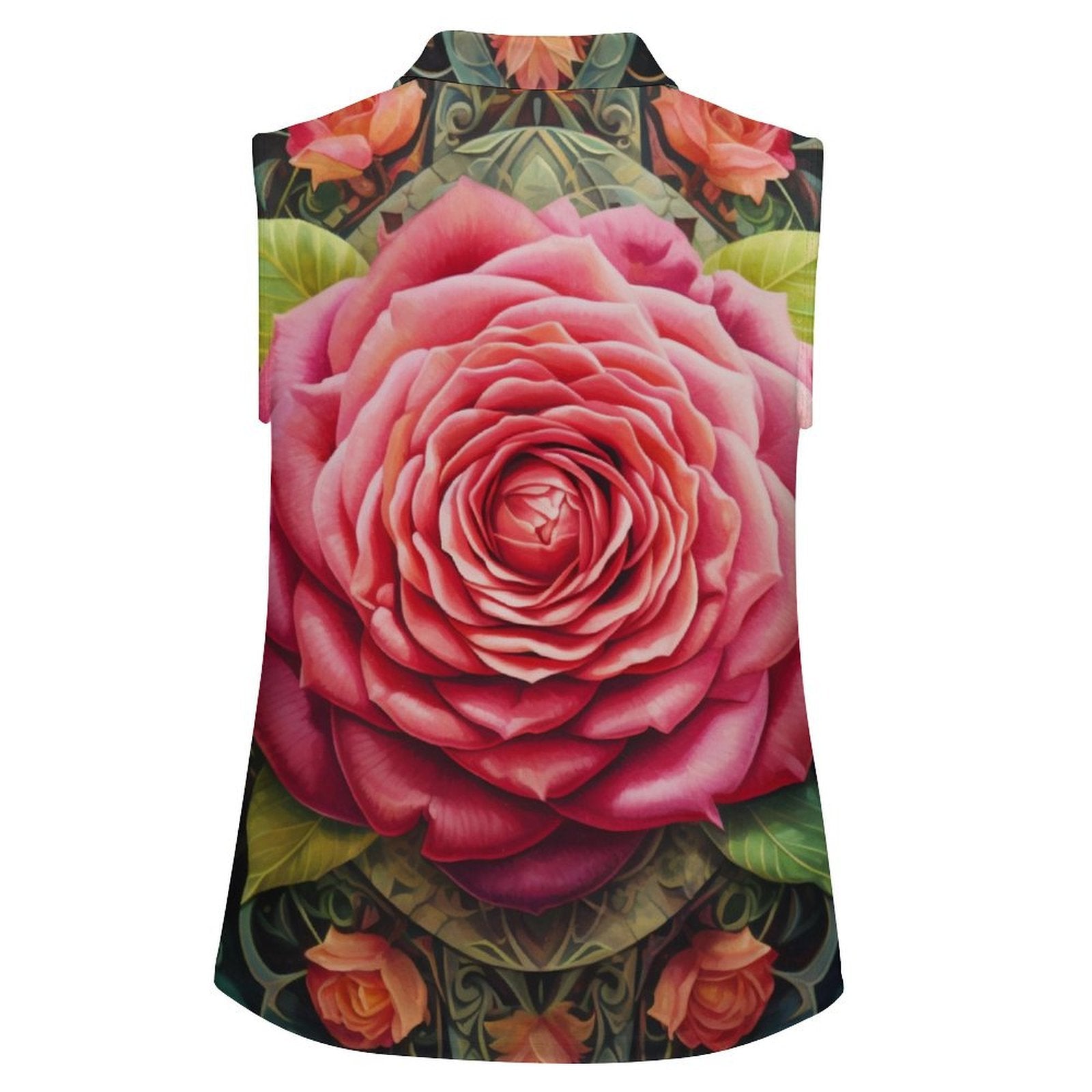 Sleeveless Collared Tank Top 120