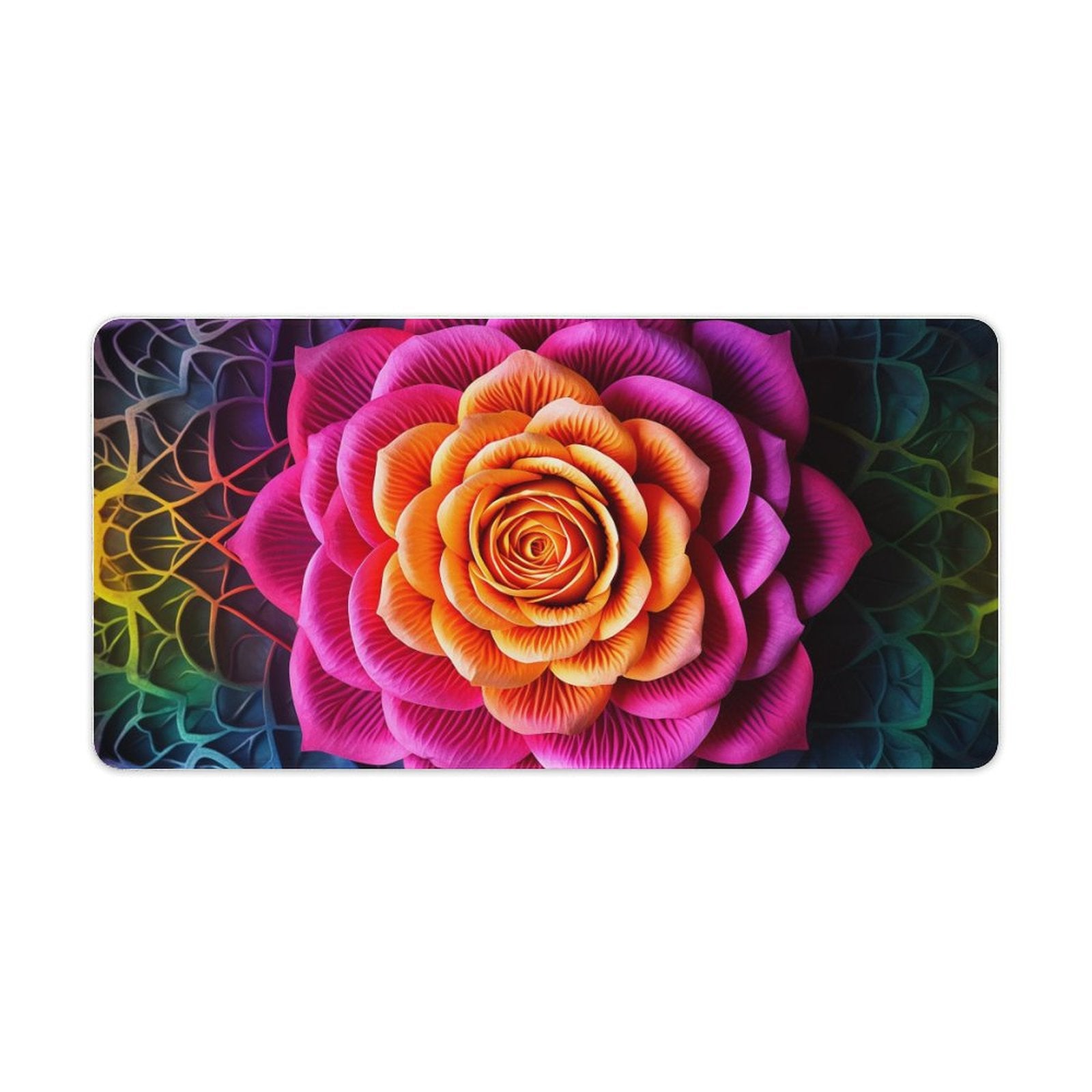 Slip Rubber Mouse Pad with Stitched Edges