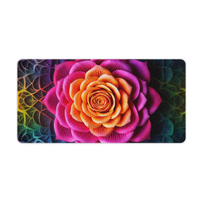 Slip Rubber Mouse Pad with Stitched Edges