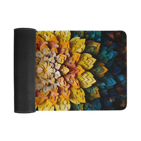 Slip Rubber Mouse Pad with Stitched Edges