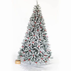 7.5ft no LED 1500 Branch Tips  Artificial Xmas Trees Antique grey white