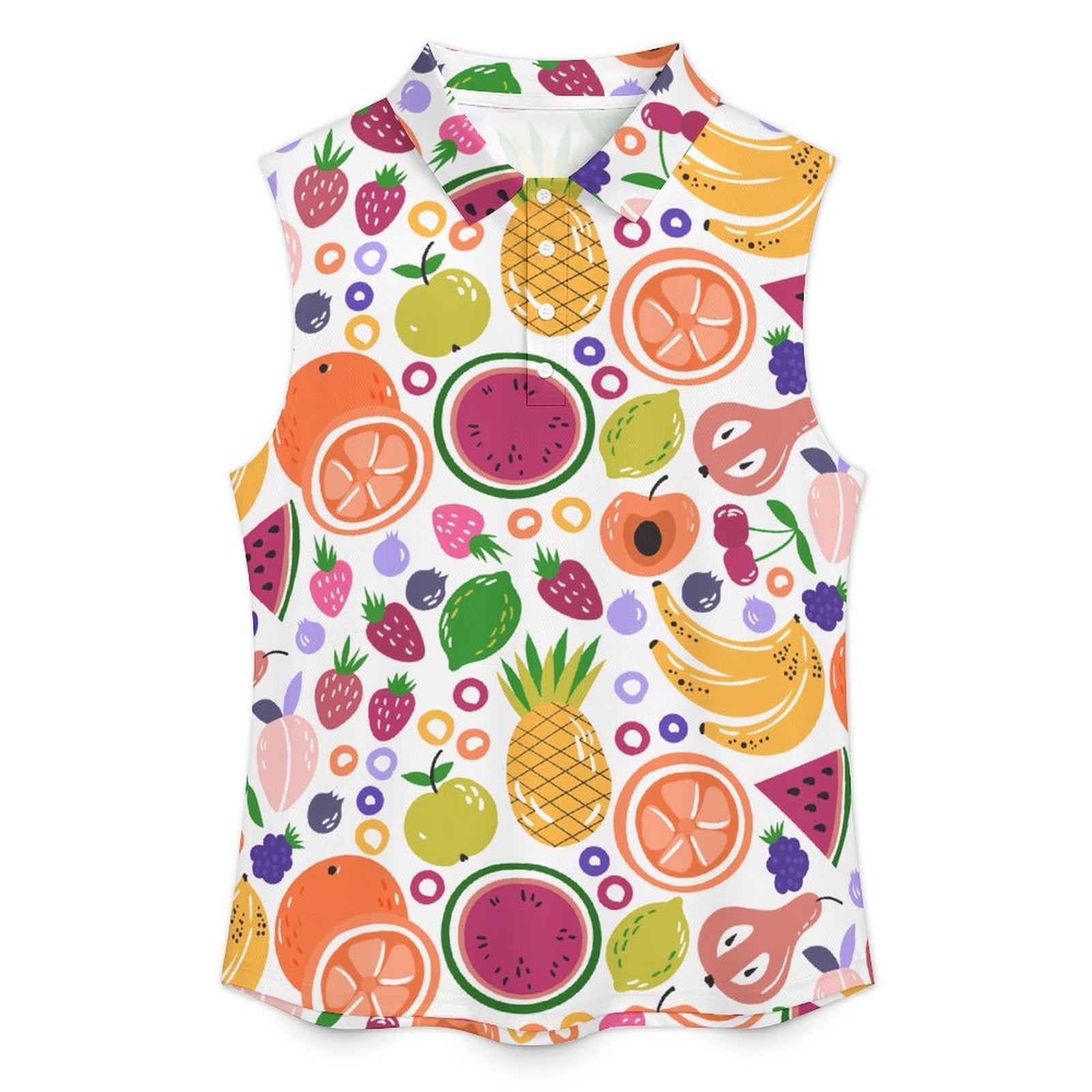 Summer fruits Sleeveless Tank Top Fruit Pattern, Watermelon