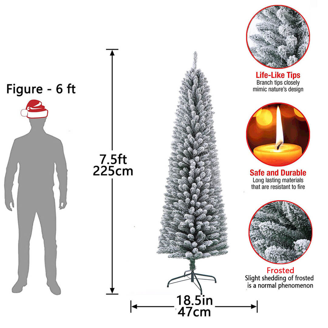 7ft 150pcs LED 570 Branch UL Plug Artificial Christmas Tree