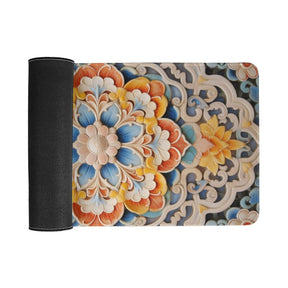 Slip Rubber Mouse Pad with Stitched Edges