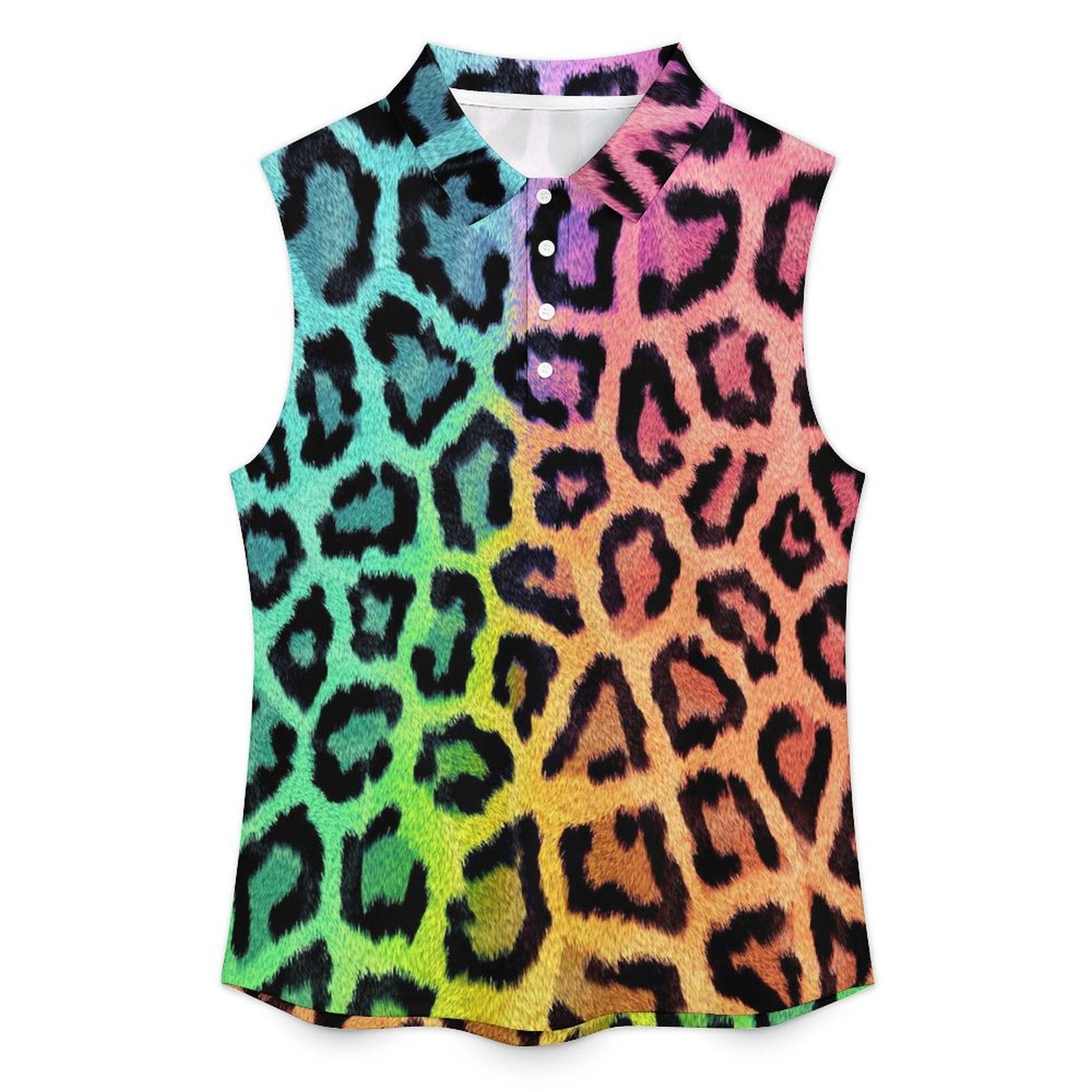 Animal print Sleeveless Tank Top Color Leopard Print