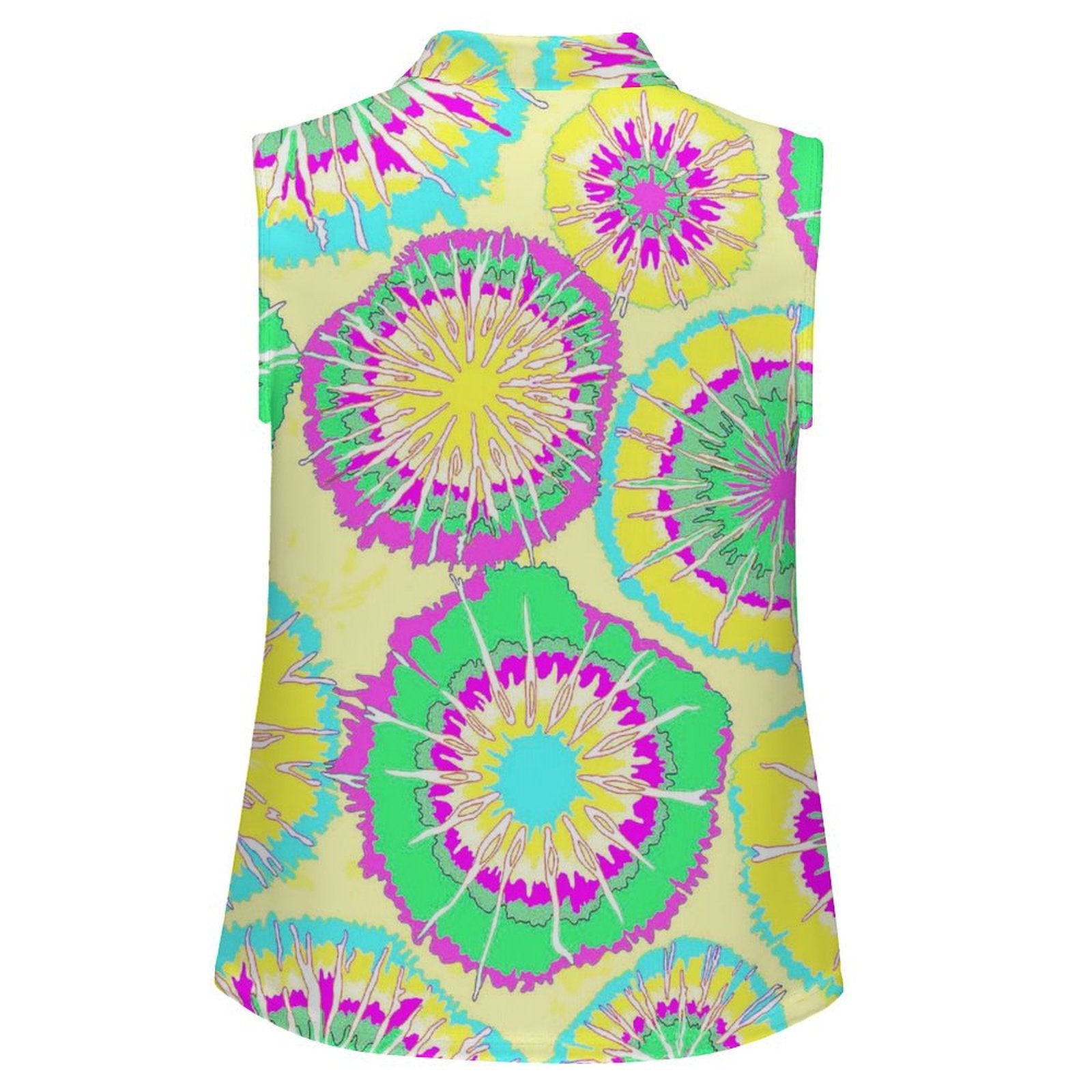 Sleeveless Tank Top Tie-dyed Fabric4