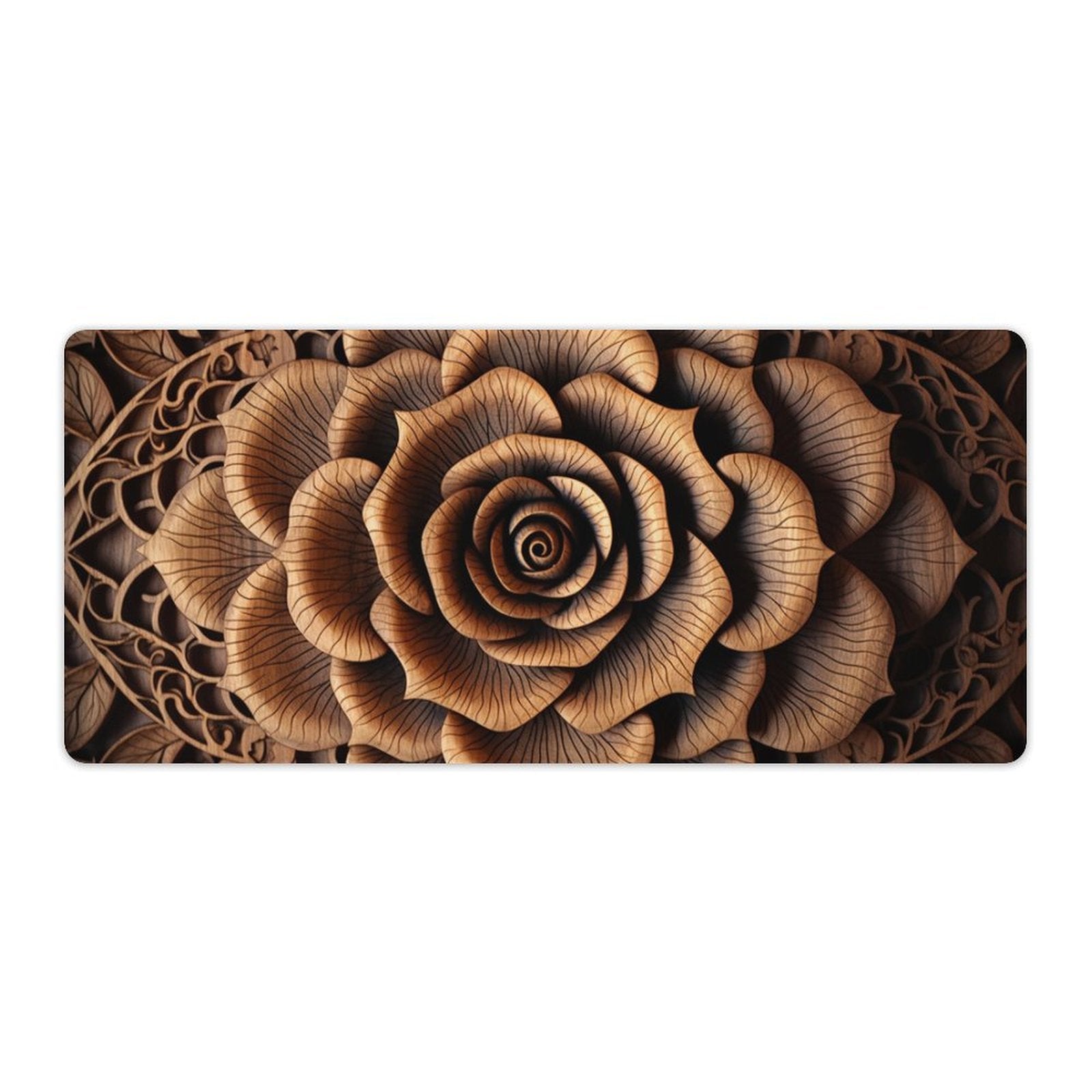 Slip Rubber Mouse Pad with Stitched Edges