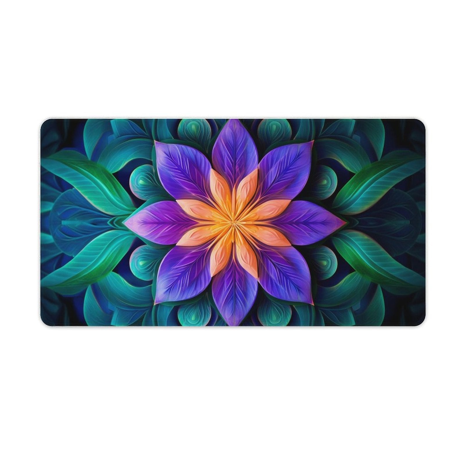 Slip Rubber Mouse Pad with Stitched Edges