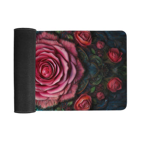 Slip Rubber Mouse Pad with Stitched Edges