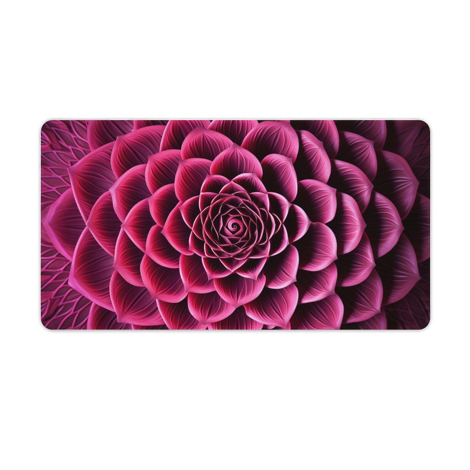 Slip Rubber Mouse Pad with Stitched Edges