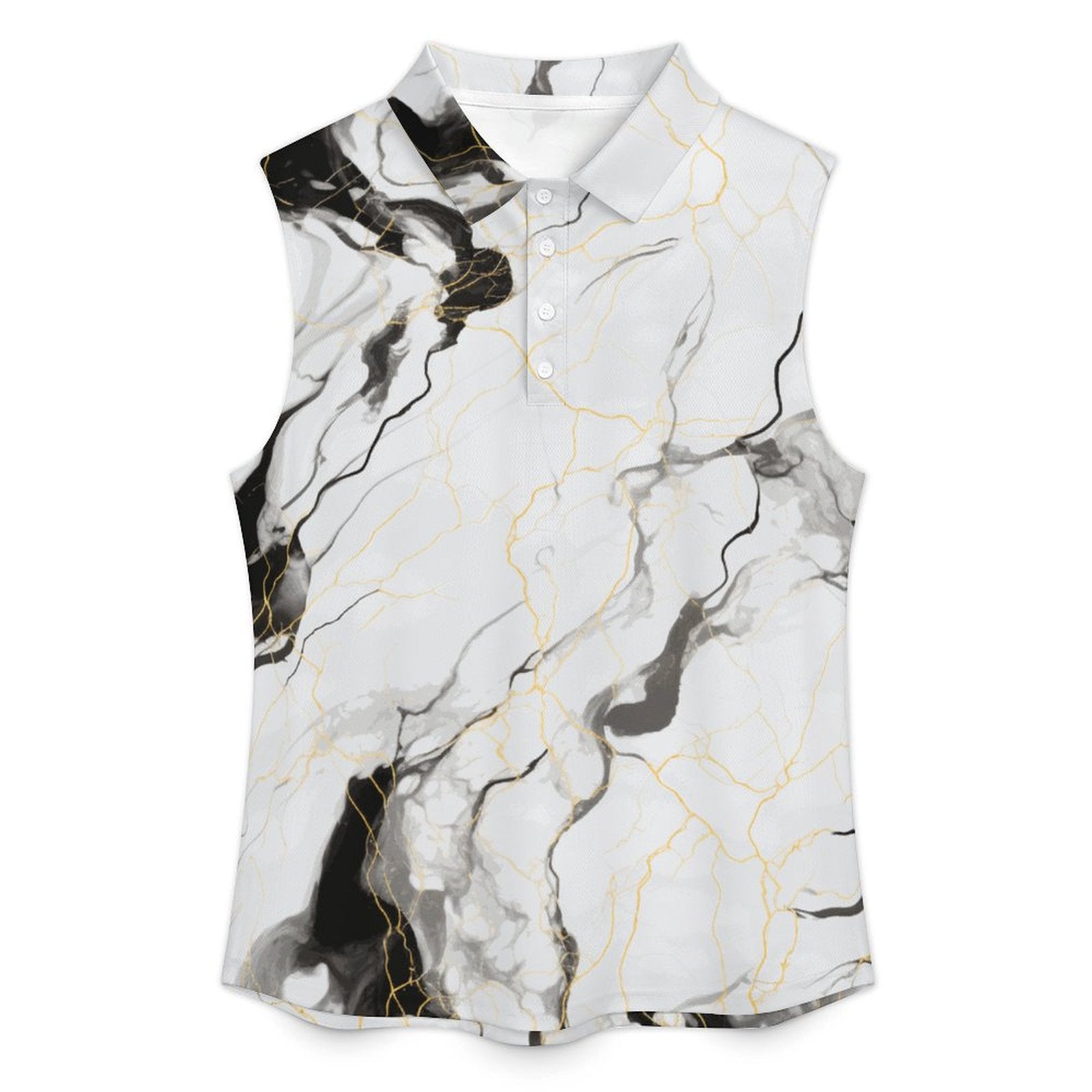 Marble texture Sleeveless Tank Top