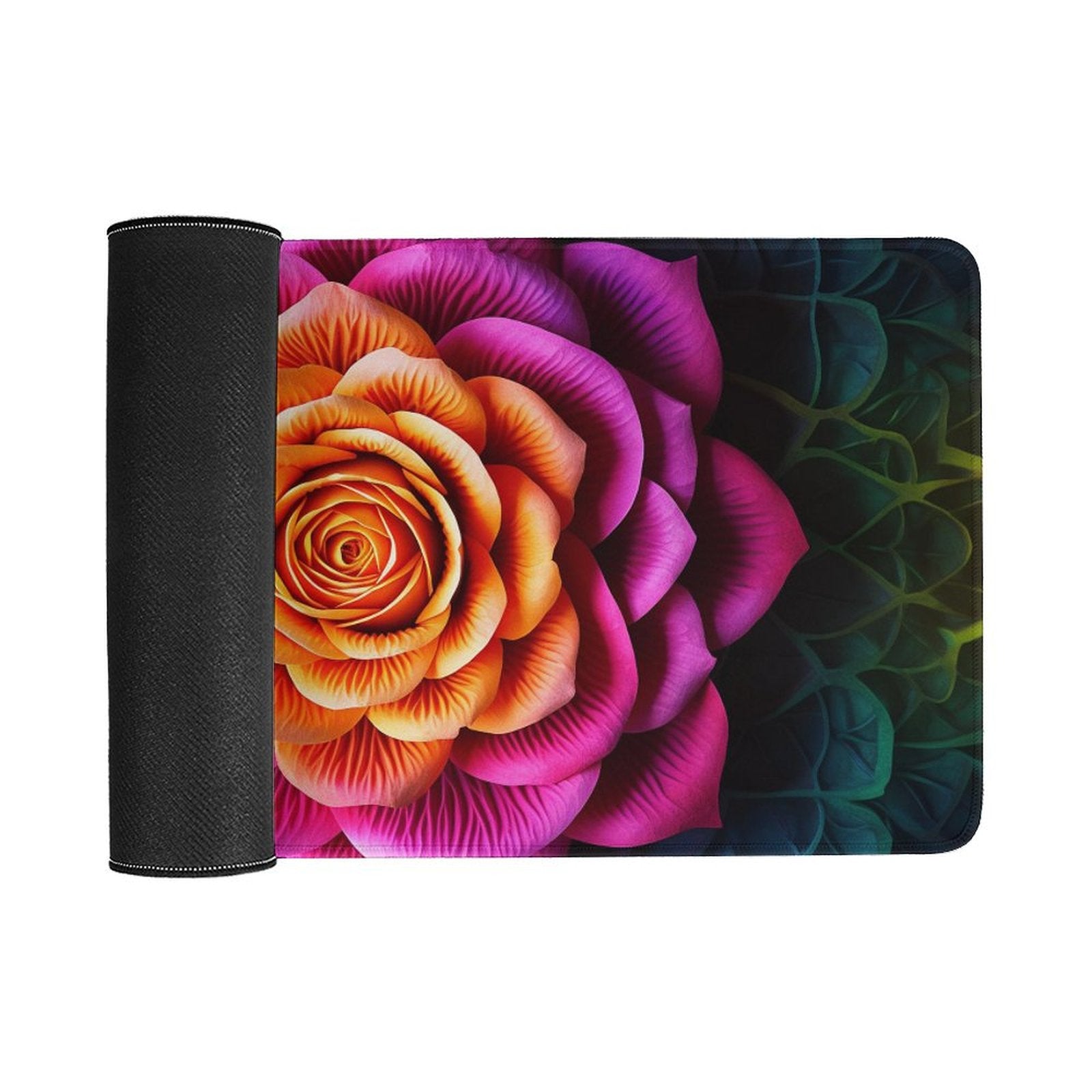 Slip Rubber Mouse Pad with Stitched Edges