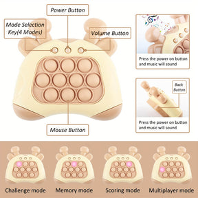 Light Up Pop It Pro: Fast Push Puzzle Game Console