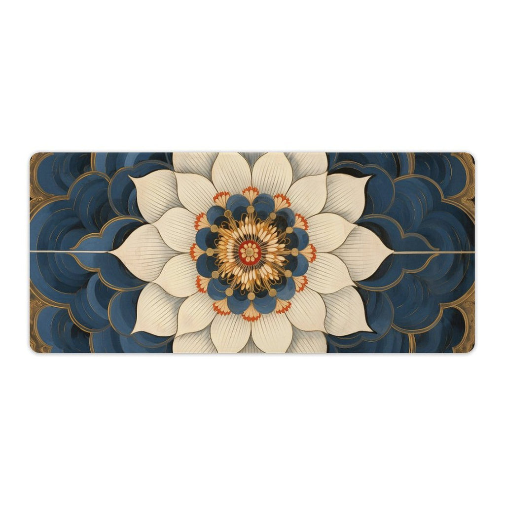 Slip Rubber Mouse Pad with Stitched Edges