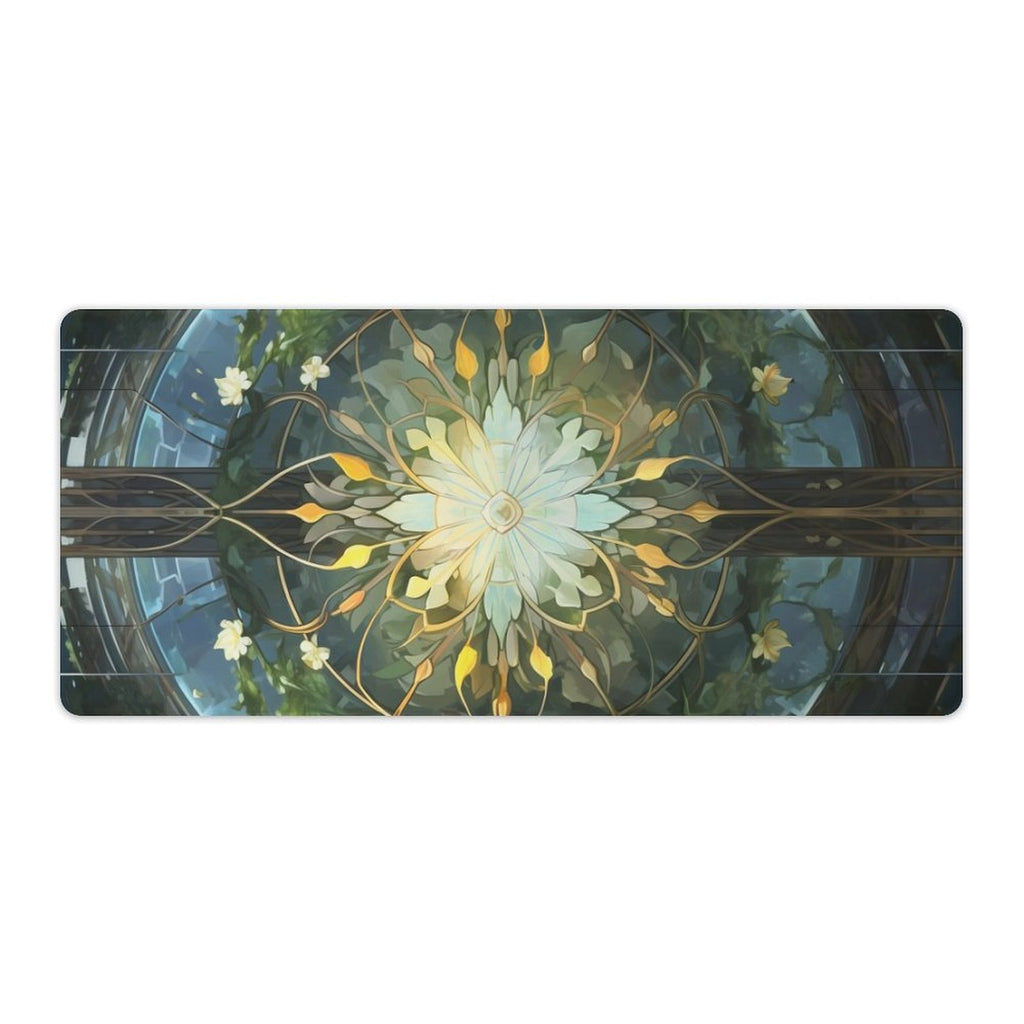 Slip Rubber Mouse Pad with Stitched Edges