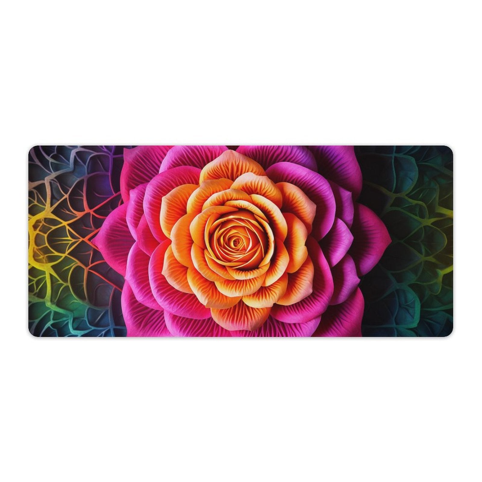 Slip Rubber Mouse Pad with Stitched Edges