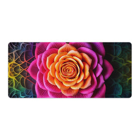 Slip Rubber Mouse Pad with Stitched Edges