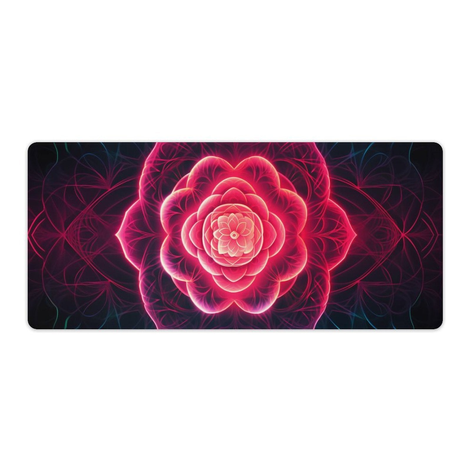 Slip Rubber Mouse Pad with Stitched Edges