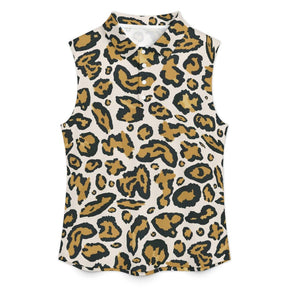 Animal print Sleeveless Tank Top Leopard Print, Pattern