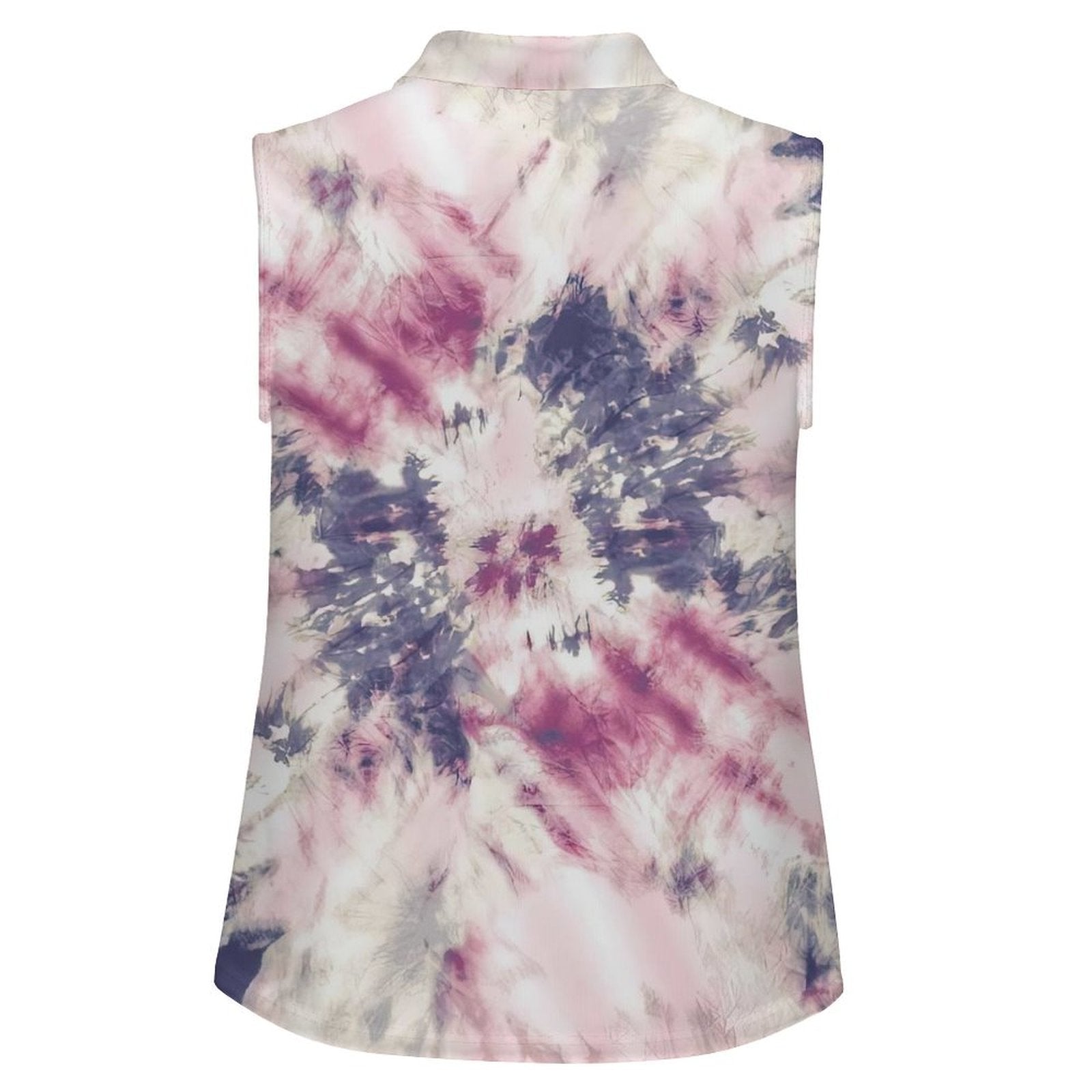 Sleeveless Tank Top Simple Tie Dye