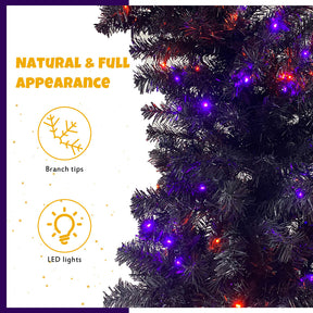 6ft 300pcs LED 1080 Branch Tips Artificial Xmas Trees Purple